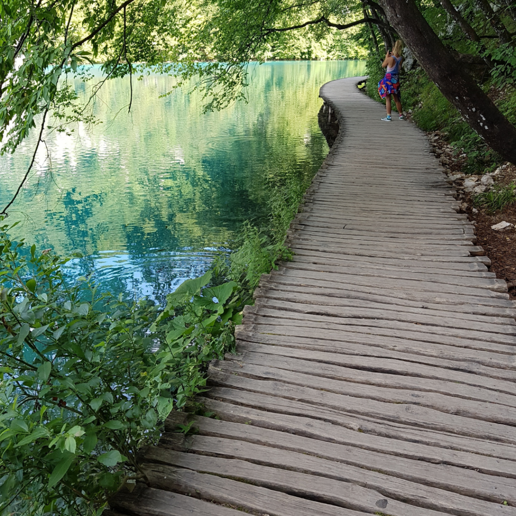 Weg bei den Plitvicer Seen