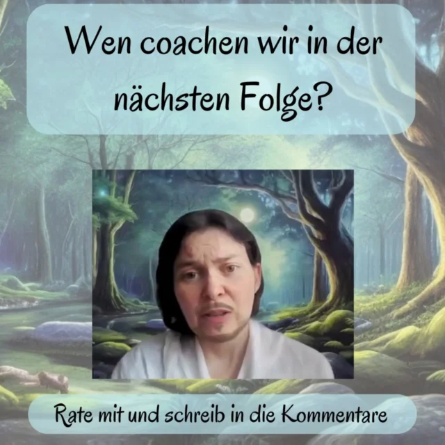 In der nächsten Folge coachen wir - mal wieder - einen ganz besonderen Gast, diesmal gespielt von Judith. Kannst du dir denken, wer es ist? Tipp: er fühlt sich häufig missverstanden, macht Dinge, weil sie von ihm erwartet werden, hinter denen er aber nicht unbedingt steht und will endlich er selbst sein.
Und noch ein Tipp: er ist die Hauptfigur in einem Film, dessen Geschichte vor ca. 2000 Jahren spielt. 
Na? Eine Idee? 
Schreibe es gerne in die Kommentare .  #podcasthörenmachtglücklich #podcast #podcasthören #onceuponacoach #lifecoaching #onlinecoaching #coachingmachtglücklich #ressourcenstärken #ressourcenorientiert #lösungenfinden #problemelösen #zuhören #modernesmärchen #fabelhaftepersönlichkeiten #fantasy #fanfiction #ernsthafterhumor #humormitrespekt