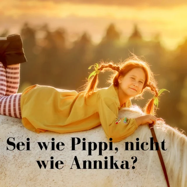 In der Vorbereitung zu unserer neuesten Podcastfolge bei @once.upon.a.coach stieß ich immer wieder auf diesen Aufruf. Unser Coachinggast ist nämlich Annika, der vielleicht stillsten Person in der Geschichte. Ich fragte mich: Was stimmt nicht mit Annika? Warum soll ich wie Pippi sein?
In meinem neuesten Blogartikel schaue ich genau das näher an. Denn: es geht nicht nur um unkonventionelles und forsches Verhalten. Annika ist die beste Freundin, die Pippi sich wünschen kann. Sie ist loyal und denkt mit. Und ist auf ihre Art und Weise mutig. 
Okay, es braucht auch Personen wie Pippi, die Grenzen einreißt. In Wahrheit aber braucht Pippi Annika und umgekehrt. Ein wenig mehr Pippi Energie auf der einen Seite, ein wenig mehr Ruhe und Besonnenheit auf der anderen. Es geht also nicht um ein "entweder oder", sondern um ein "sowohl als auch".  Genaueres kannst du im Artikel nachlesen. Und natürlich die neueste Podcastfolge anhören.
Bist du eher Fraktion Pippi oder Annika? Oder ist dir das egal?  #seiwieannika #seiwiepippi #onceuponacoach
#Podcast #bloggenmachtglücklich #podcasthörenmachtglücklich #thecontentsociety #Stressmanagement #burnoutprävention #onlinearbeiten #onlinecoaching